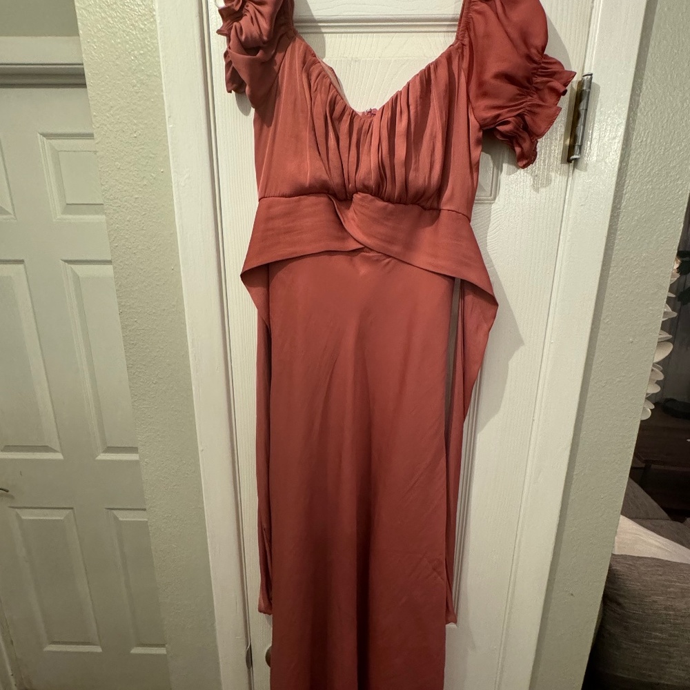 PETSL AND PUP:  SWEETHEART FRILL MIDI DRESS